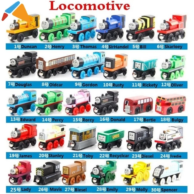 Bộ Đồ Chơi Xe Lửa Thomas And Friends James Petcy Henry Bằng Hợp Kim Nhôm Nam Châm Dễ Thương Cho Bé