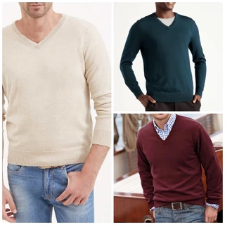 ÁO LEN ST. J0HN'S B4Y MEN'S V NECK SWEATERS ( Sản phẩm dư xịn cắt tag)