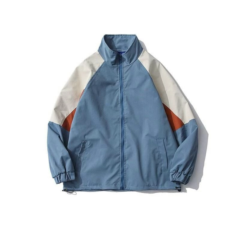 Áo Khoác Bomber Dù 2 Lớp  Kiểu Khóa Kéo Zip Phối Màu Siêu Xinh -FREESHIP  Gió Chống Nắng - Thu Đông Nam Nữ Mặc