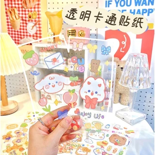 [Cheapy] Hình dán sticker, nhãn dán in hình sticker trang trí bình nước, sổ tay, phụ kiện- 1 tấm