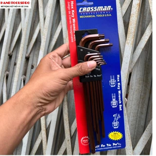 Bộ chìa lục giác 9 cái bông dài có lỗ Crossman 66-096