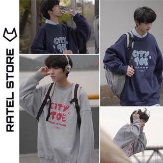 Áo Sweater Local Brand Nỉ Bông "CITY TOE" Ulzzang Unisex Form Rộng