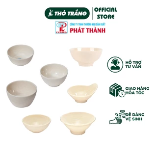 Chén Ăn Cơm, Đựng Chè Vân Đá Trắng Nhựa Melamine Cao Cấp Fataco Việt Nam Đủ Size