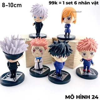 [COMBO 6 EM] Mô hình tượng nhân vật Anime Jujutsu Kaisen Chú Thuật Hồi Chiến chibi Yuji Itadori Satoru Gojo Fushiguro