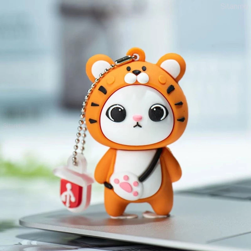 Usb Dung Lượng Lớn 128GB 1GB 8GB 16GB 32GB 64GB 1TB 2TB Hình Chân Hổ Dễ Thương
