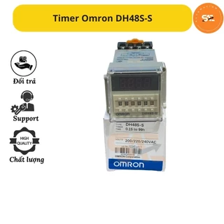 Relay thời gian (Timer) Omron DH48S-S,1Z, 2Z (Kèm đế)  Công tắc hẹn giờ DH48S