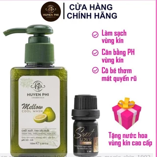 [Date 2026] Dung dịch vệ sinh Mellow Huyền Phi Cool Wash [MUA 1 TẶNG 1 NƯỚC HOA VÙNG KÍN] làm sạch cân bằng PH giúp thơm