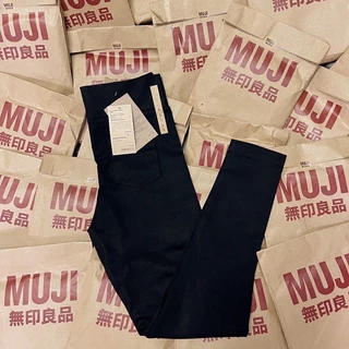 Quần legging nữ  đen cạp cao gen bụng chất dày full túi giấy Muji combo quà tặng kẹo Thanh Tâm Boutique