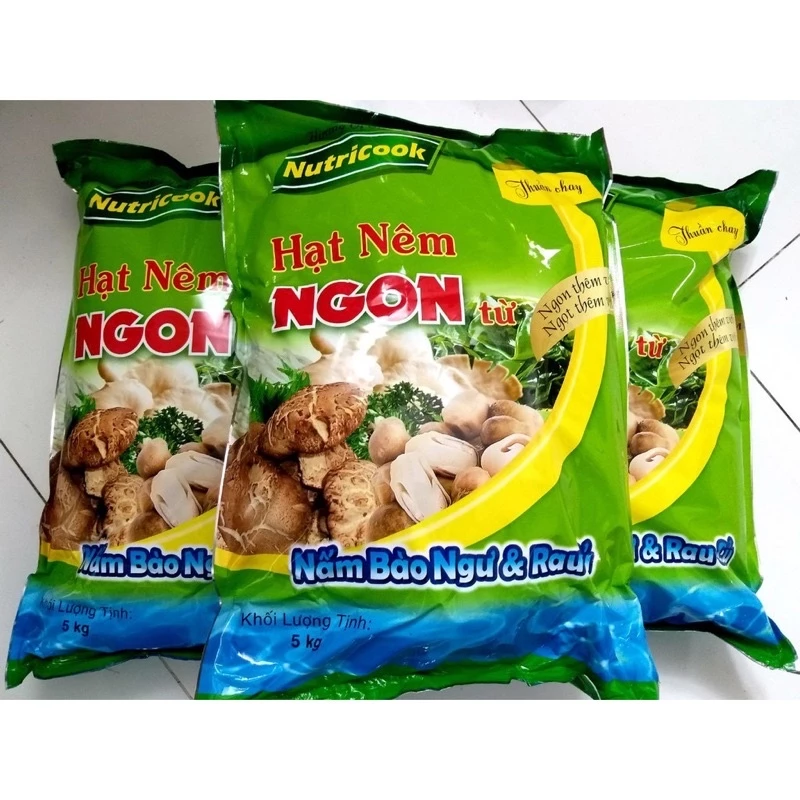 Hạt nêm nấm bào ngư rau củ  Nutricook  (5kg)