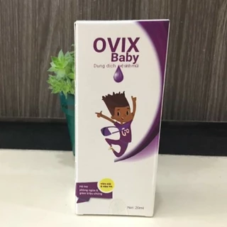 Dung dịch vệ sinh mũi trẻ em ovix - 20ml