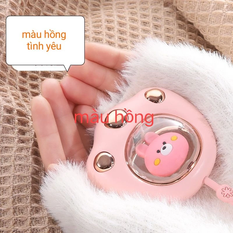 máy sưởi ấm mini cầm tay gấu xinh  2400A(hàng đẹp)