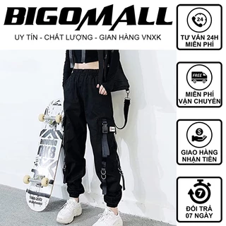 Quần jogger kaki túi hộp dây khuyên BIGOMALL