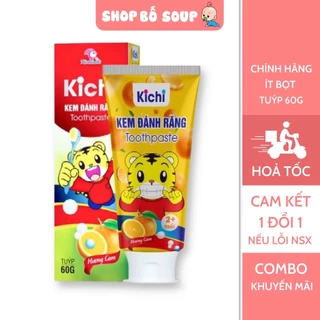 Kem đánh răng trẻ em Lion - Kichi Kichilachi, an toàn cho bé khi nuốt