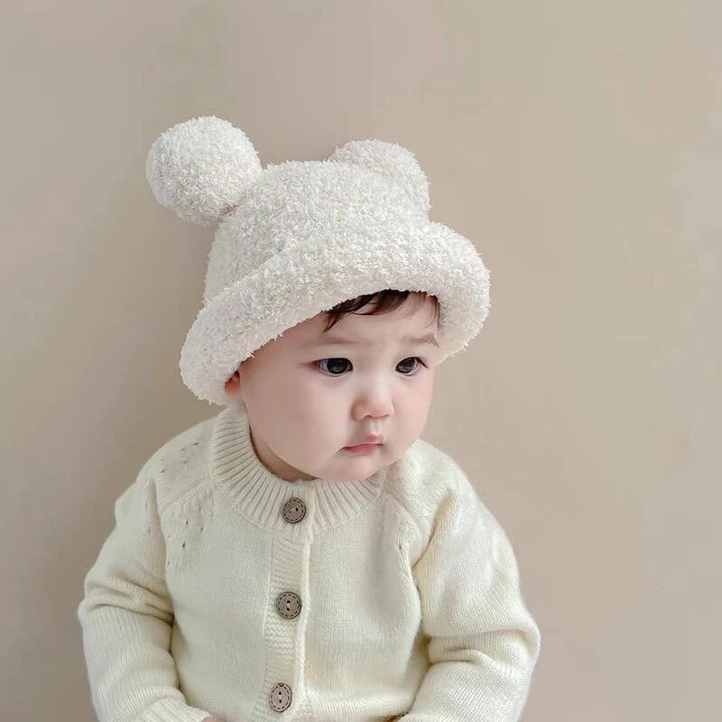 Mũ len lông cừu tai mickey cực xinh cho bé 10-36 tháng MB51