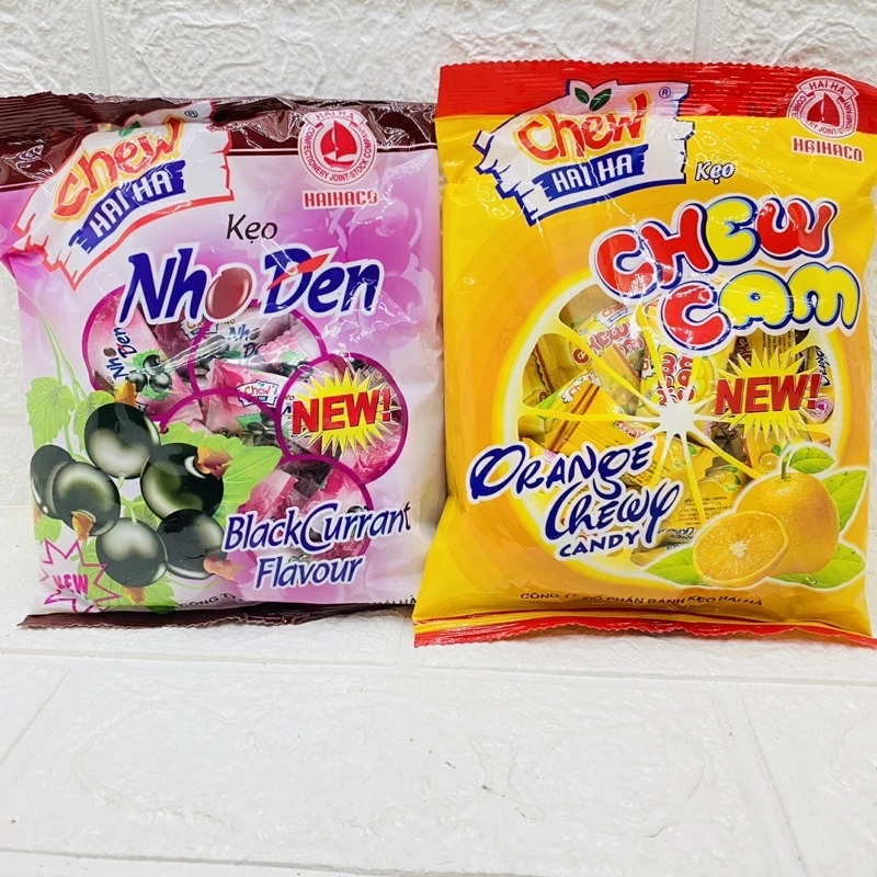 Kẹo Mềm Chew Hải Hà Hương Nho Đen (Gói 100g)