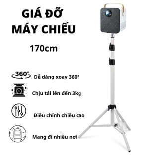 Giá đỡ máy chiếu chắc chắn đa năng tiện dụng sức chịu đựng cao phù hợp với nhiều loại máy chiếu tripod