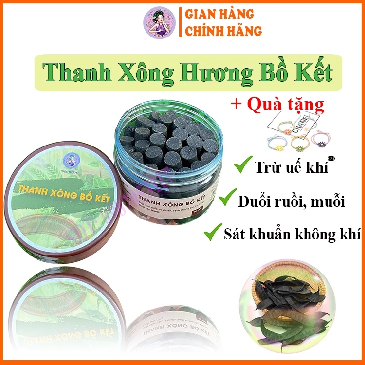 Mộc Nhan Natural, Thanh Xông Hương Bồ Kết, Khử Mùi, Diệt Khuẩn, Thanh Lọc Không Khí, Thư Giãn - Thoải Mái