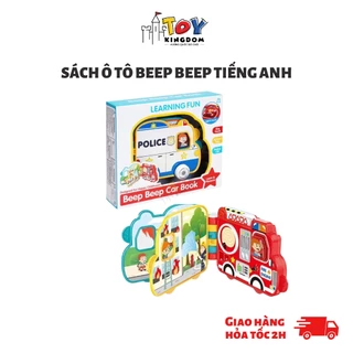 Đồ Chơi Sách Ô tô Âm Nhạc Tiếng Anh TOYKINGDOM Theo Chủ Đề Xe Bus, Cảnh Sát , Cứu Hỏa