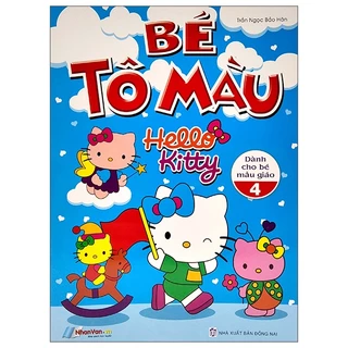 Sách Bé Tô Màu Hello Kitty - Tập 4