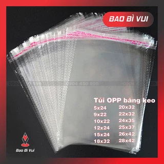 Túi OPP dán miệng / túi bóng kính dán miệng- BAO BÌ VUI