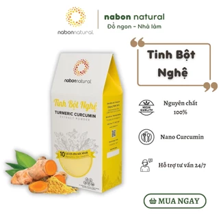 Bột tinh nghệ tự nhiên nguyên chất an toàn NABON NATURAL 500g