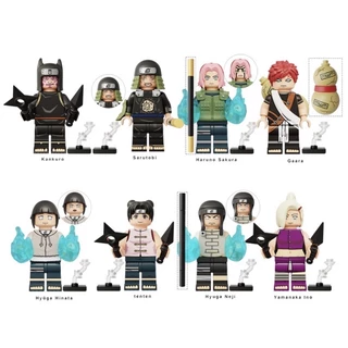1 Nhân Vật Lego Naruto Hãng Koruit (Kankuro, Sarutobi, Sakura, Gaara, Hinata, Tenten, Neji, Ino)