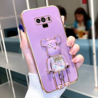 ốp lưng SAMSUNG note 9 Ốp Điện Thoại Silicon Mềm Chống Sốc Mạ Điện DDTGZJ01 Cho SAMSUNG note 9 viền vuông cute