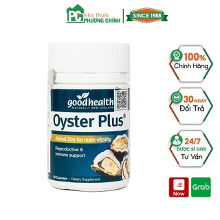 Tinh Chất Hàu Good Health Oyster Plus Giúp Tăng Cường Sinh Lý Nam Hộp 30-60 Viên