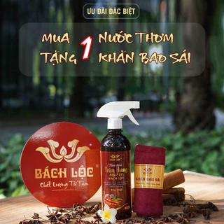 Nước lau ban thờ đồ thờ cúng Nước thơm Trầm hương ngũ vị Bách lộc sạch thơm khử mùi tẩy uế mang lại phong thủy tốt 500ml