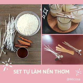 [DIY Candle] Set Tự Làm Nến Thơm Nguyên Liệu Đầy Đủ, Sáng Tạo Độc Đáo - Bộ Kit Làm Nến Thơm