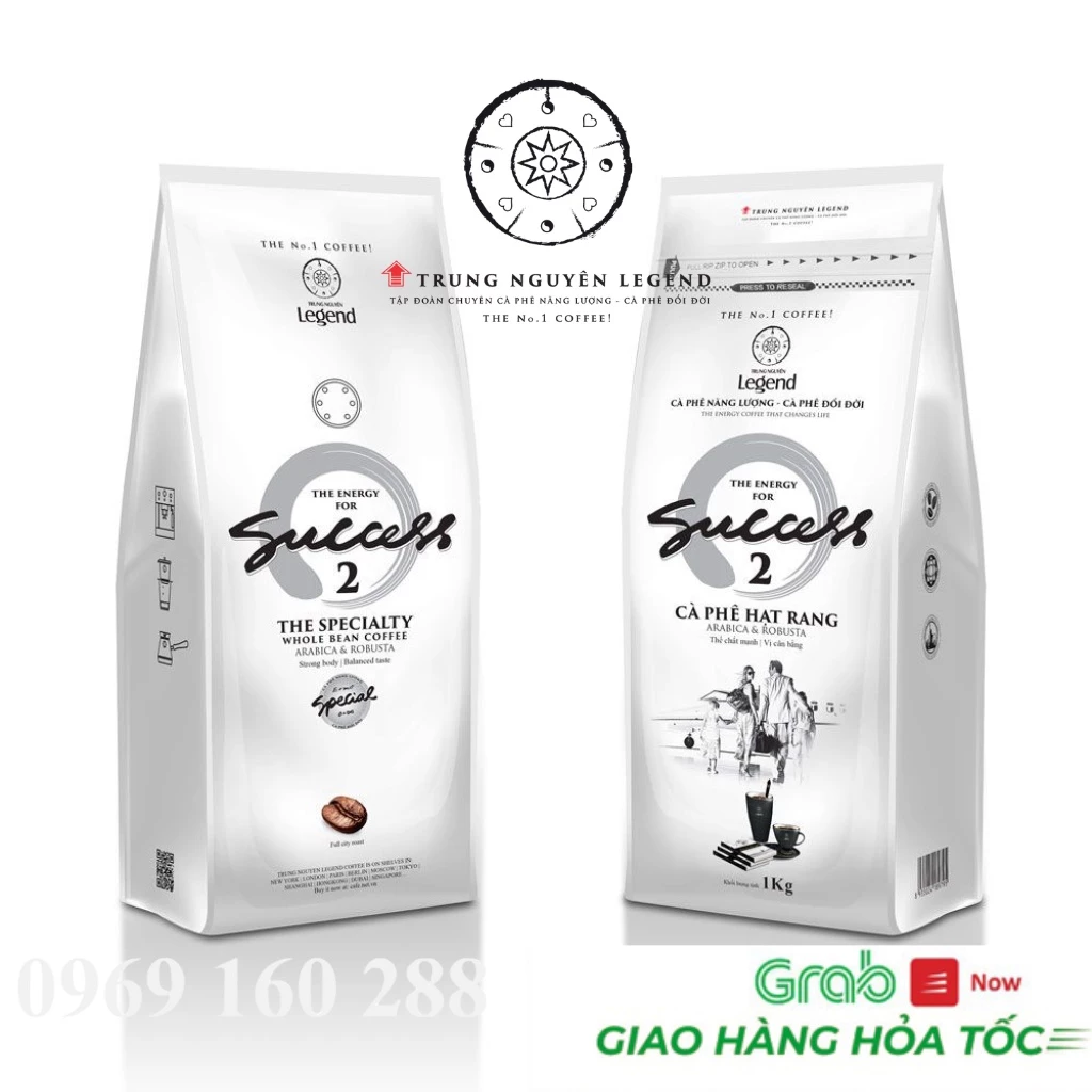 Cà phê hạt mộc Trung Nguyên Legend Success 2 - Túi 1 kg