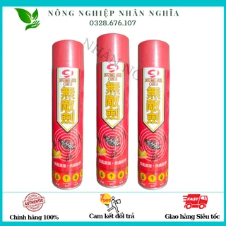 Xịt diệt côn trùng ruồi muỗi kiến gián và mối mọt số 9 feng meng 600ml ( 1 chai )