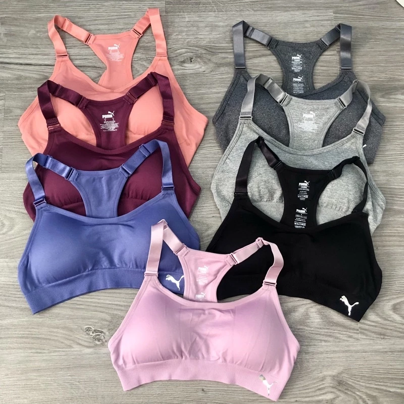 ÁO BRA THỂ THAO PM2 2 DÂY HÀNG XUẤT XỊN CAO CẤP TẬP GYM YOGA, VẢI DỆT KIM NÂNG ĐỠ V1 TỐT - CÓ SIZE LỚN