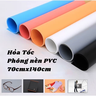 [Hỏa Tốc] Phông nền trơn nhựa PVC chụp ảnh sản phẩm, phụ kiện, mỹ phẩm, trang sức , thời trang