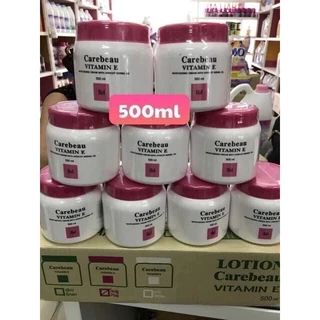 Kem dưỡng da toàn thân Vitamin E Carebeau màu hồng 500ml - nội địa Thái Lan ship hỏa tốc giá sỉ date mới