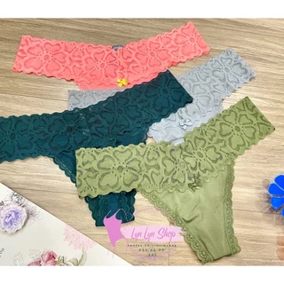 Quần lót lọt khe nữ (thongs) VNXK Aerie xuất xịn, chất thun lạnh cạp ren chữ V cực đẹp, có bigsize (cỡ to) đến 100kg