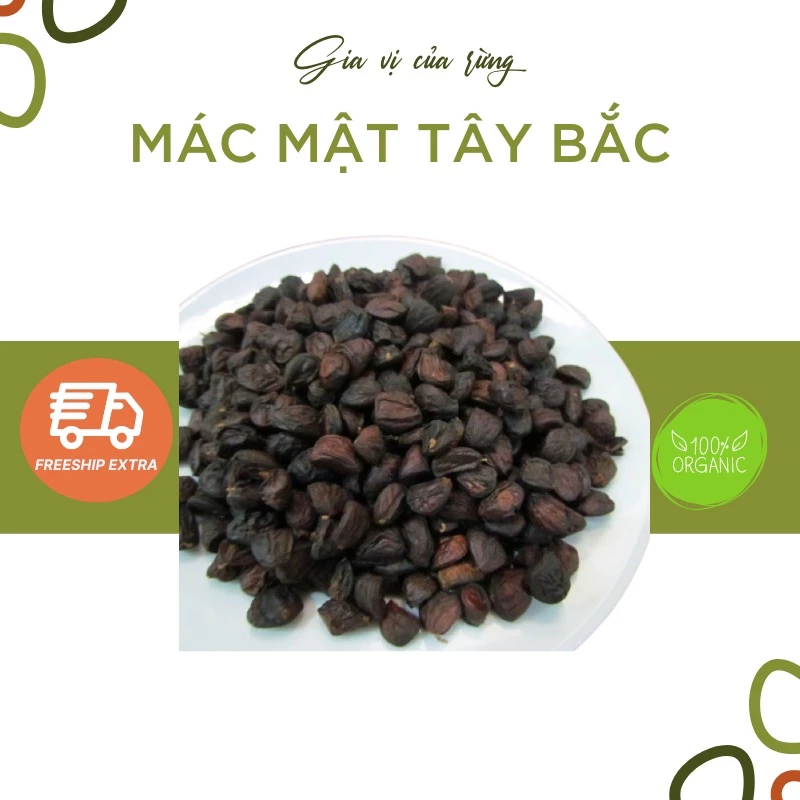 Hạt mác mật khô, gia vị tẩm ướp, pha chấm đặc biệt chuẩn Tây Bắc