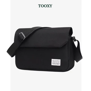 Túi đeo chéo nam vải canvas bền bỉ, túi chéo nam nữ unisex phong cách Hàn Quốc