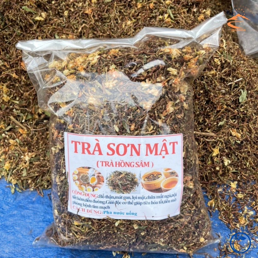 Trà Sơn mật Hồng sâm loại 1 (Thượng hạng) [1kg]. Trà Sam hồng, Sâm hồng Sapa giúp giải độc, mát gan, ngủ ngon