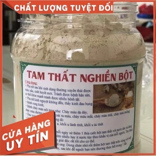 Bột tam thất nguyên chất hộp 500gr xịn nhất, củ to,nạc củ