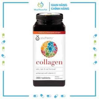 Collagen  Youtheory Advanced Type 1,2&3 với 18 amino acid Hộp 390 viên