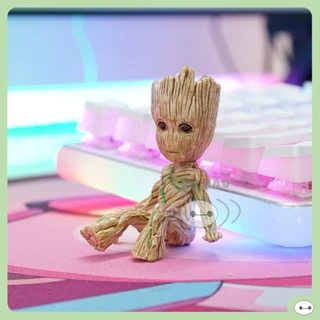 MÔ HÌNH CHIBI NGỒI GROOT 6CM SIÊU KUTE