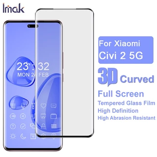 Kính Cường Lực Bảo Vệ Màn Hình Cong 3D Imak Cho Xiaomi Mi Civi 2 5G Mi Civi2 5G