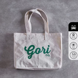 Túi Tote Vải Đeo Chéo Gori Bag | New Màu Ngà Chất Liệu Cao Cấp