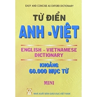 Sách - Từ điển Anh Việt - Khoảng 60.000 mục từ (Mini)