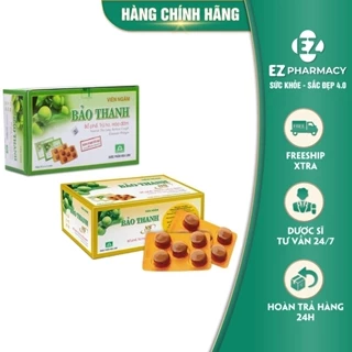 Viên ngậm ho Bảo thanh (có dạng Không Đường) - giúp Hỗ trợ giảm ho, rát họng hiệu quả Vỉ 6 viên - EZ Pharmacy