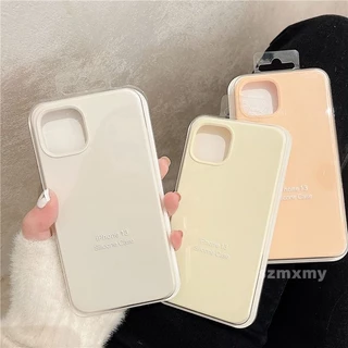 Ốp Điện Thoại Silicon Dẻo Màu Trắng Cổ Điển Thời Trang Chống Rơi Cho IPhone 14 12 13 11 Pro Max X XS Max XR 7 8 14Plus