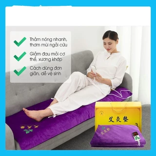 Thảm ngải cứu đông y BH 12 tháng hỗ trợ đau mỏi vai gáy, massage thư giãn toàn thân