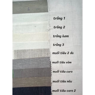 vải linen bột cao cấp