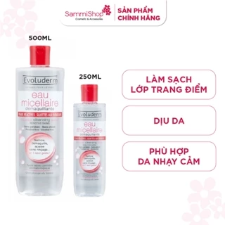 Tẩy trang dạng nước Evoluderm Micellar Cleansing Water